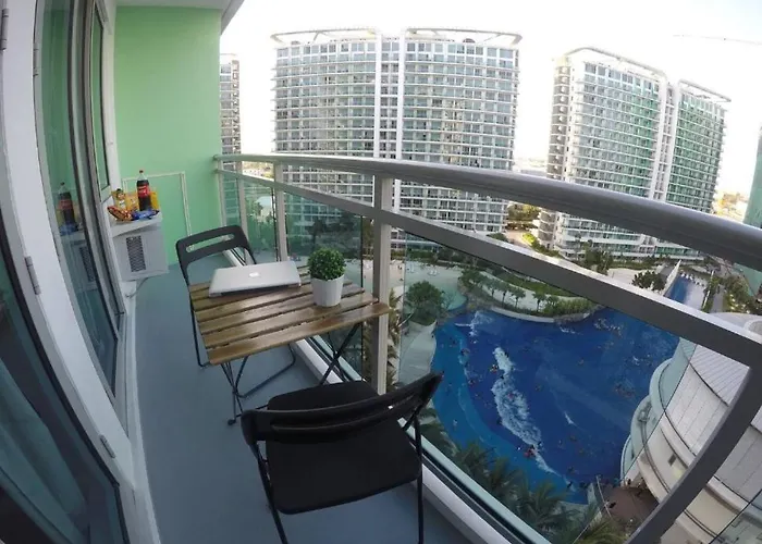 Aparthotel 2br Azure Beachview Unit @ Positano W/free Parking